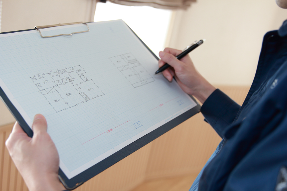 間取り図や配置図などの作成